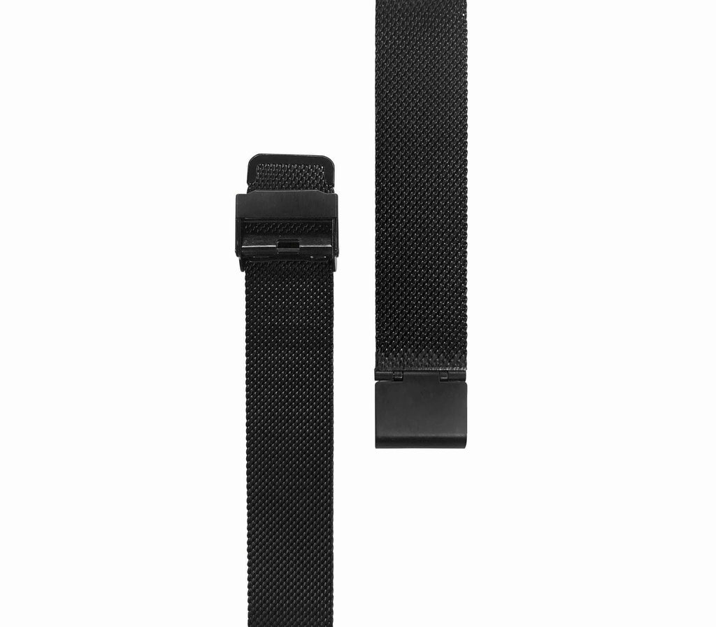 Black Metal Mesh Watch Band - doctorlukeshop