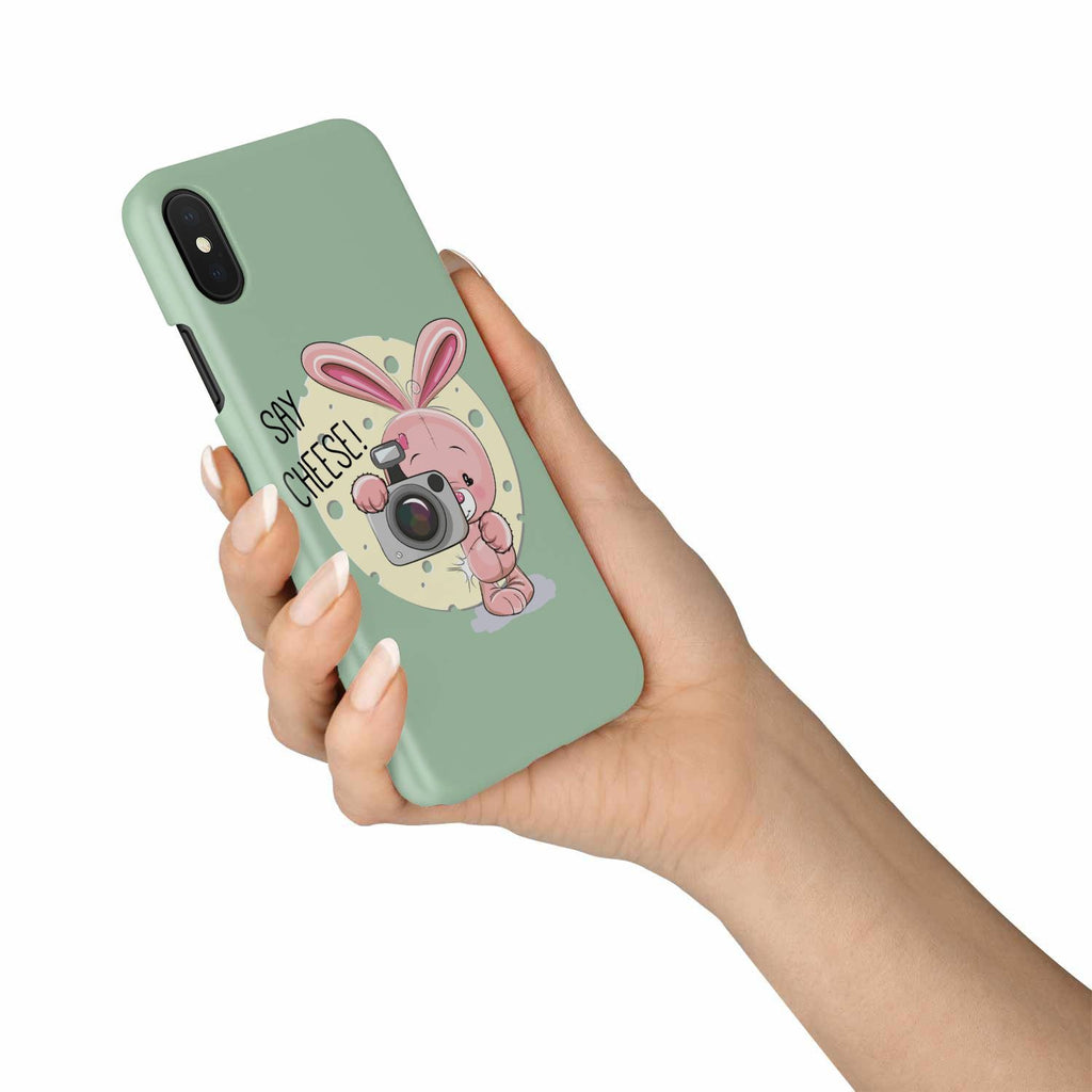 Say Cheese Rabbit  Phone Case - doctorlukeshop