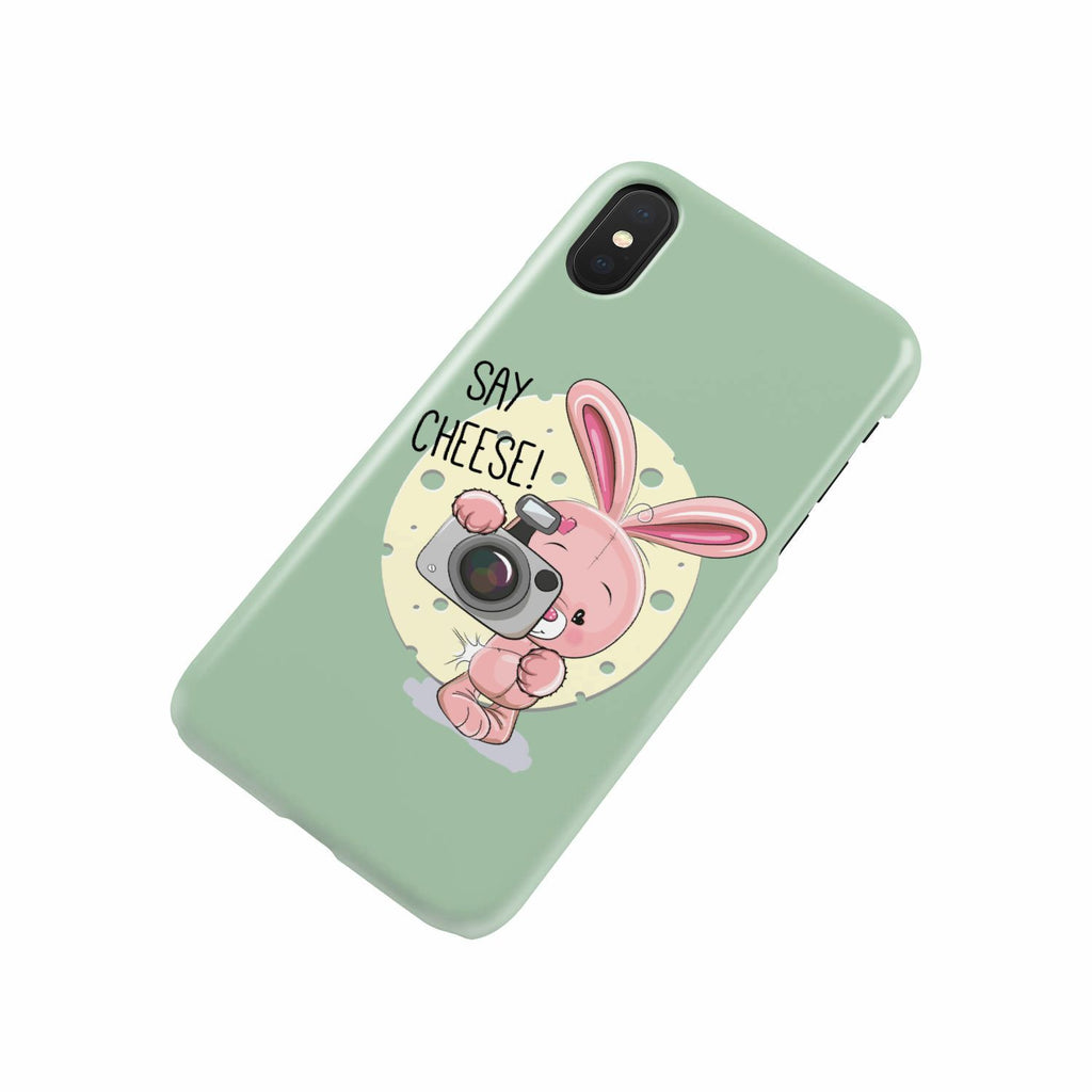 Say Cheese Rabbit  Phone Case - doctorlukeshop