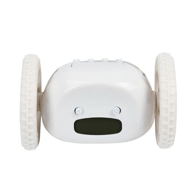 Digital LCD Alarm Clock On Wheels - doctorlukeshop