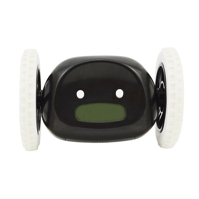 Digital LCD Alarm Clock On Wheels - doctorlukeshop