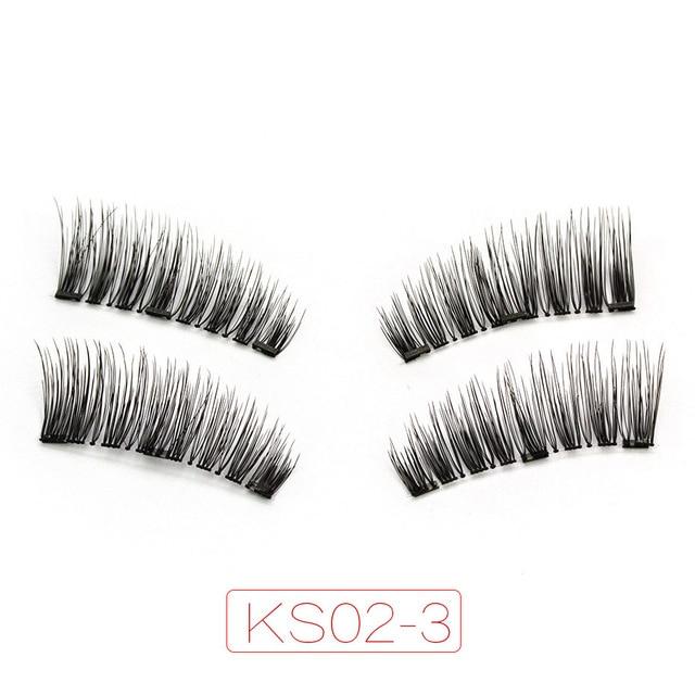 Magnetic eyelashes with 3 magnets handmade 3D/6D - doctorlukeshop