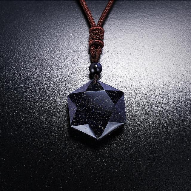 Black Obsidian Pendant Necklace - doctorlukeshop