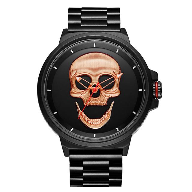 3D Pirate Skull Men Watches - doctorlukeshop