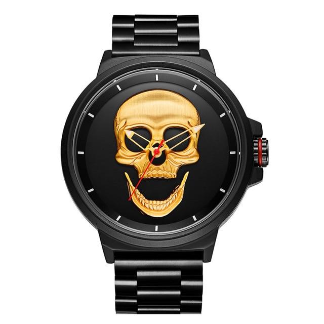 3D Pirate Skull Men Watches - doctorlukeshop