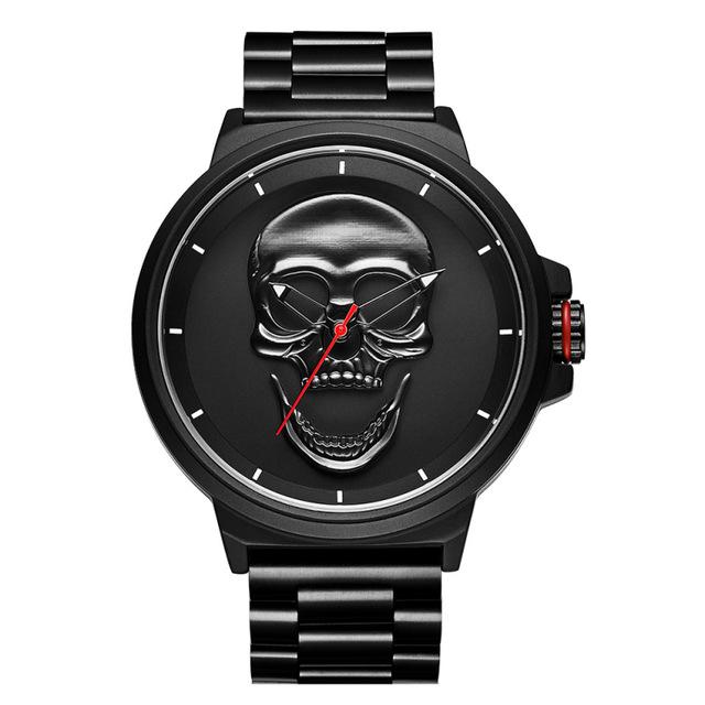 3D Pirate Skull Men Watches - doctorlukeshop