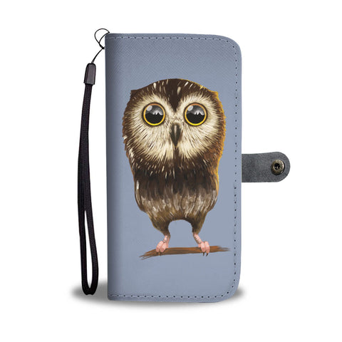 Image of Baby Owl Wallet Phone Case - doctorlukeshop