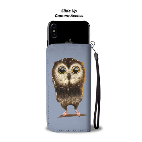 Image of Baby Owl Wallet Phone Case - doctorlukeshop