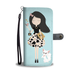 Girl with Cat and Bird - doctorlukeshop