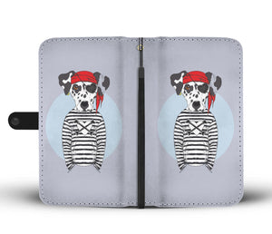 Dalmatian Pirate Wallet Phone Case