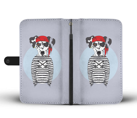 Image of Dalmatian Pirate Wallet Phone Case - doctorlukeshop