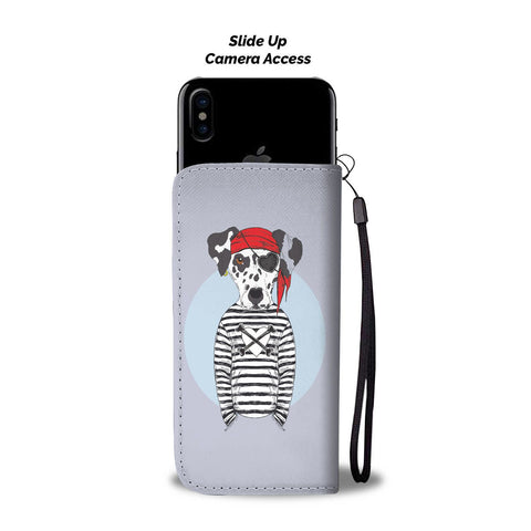 Image of Dalmatian Pirate Wallet Phone Case - doctorlukeshop