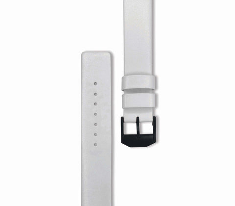 Image of White Leather Watch Band - doctorlukeshop