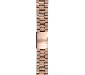 Rose Gold Metal Link Watch Band - doctorlukeshop