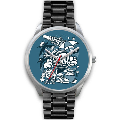 Image of Astronaut Holiday Silver Watch - doctorlukeshop