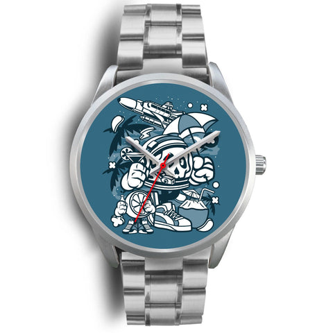 Image of Astronaut Holiday Silver Watch - doctorlukeshop