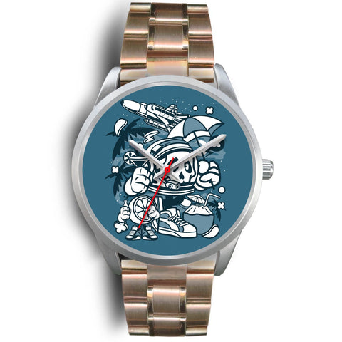 Image of Astronaut Holiday Silver Watch - doctorlukeshop