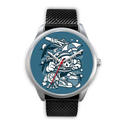 Image of Astronaut Holiday Silver Watch - doctorlukeshop