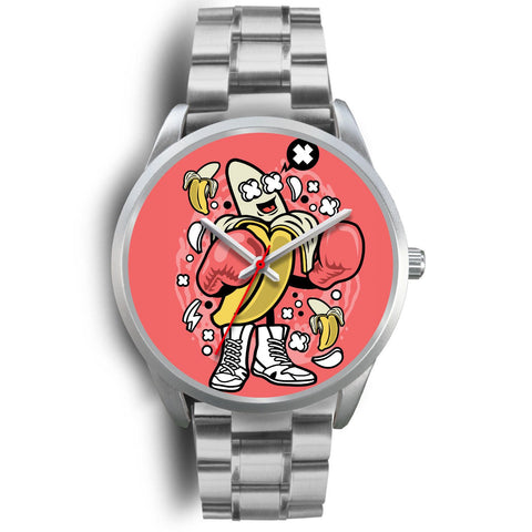 Image of Banana Boxer Silver Watch - doctorlukeshop