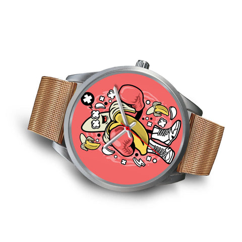 Image of Banana Boxer Silver Watch - doctorlukeshop