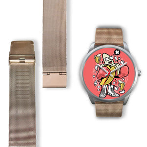 Banana Boxer Silver Watch - doctorlukeshop