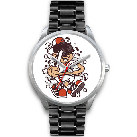 Image of Baseball Kid Silver Watch - doctorlukeshop