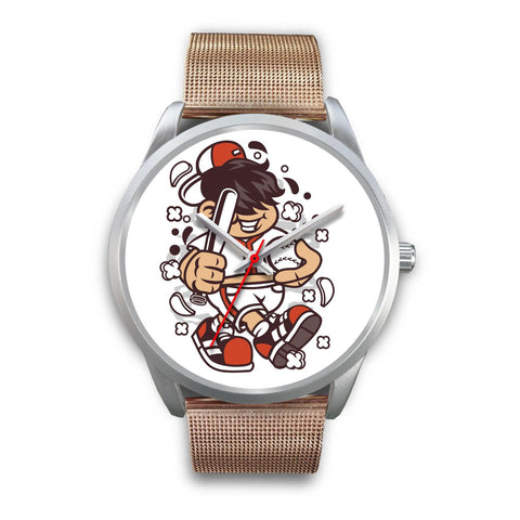 Image of Baseball Kid Silver Watch - doctorlukeshop