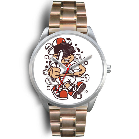 Image of Baseball Kid Silver Watch - doctorlukeshop