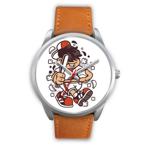 Image of Baseball Kid Silver Watch - doctorlukeshop