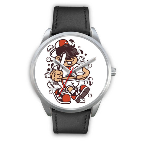 Image of Baseball Kid Silver Watch - doctorlukeshop