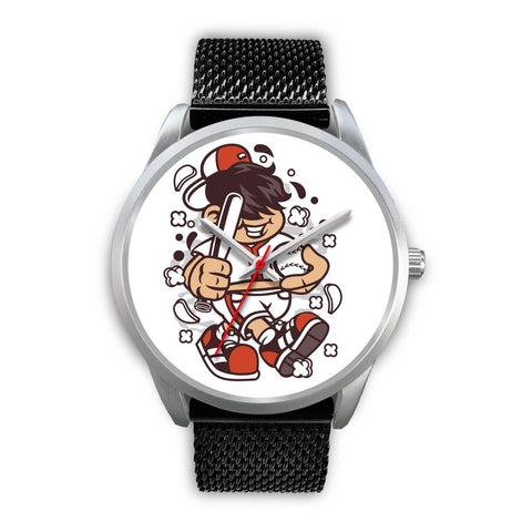 Image of Baseball Kid Silver Watch - doctorlukeshop