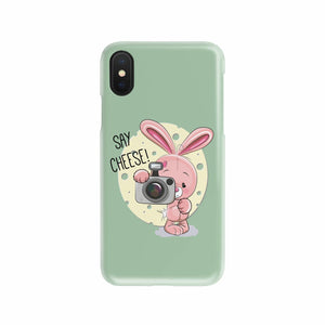 Say Cheese Rabbit  Phone Case - doctorlukeshop