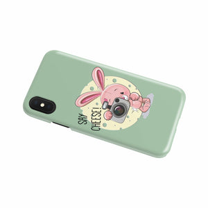 Say Cheese Rabbit  Phone Case