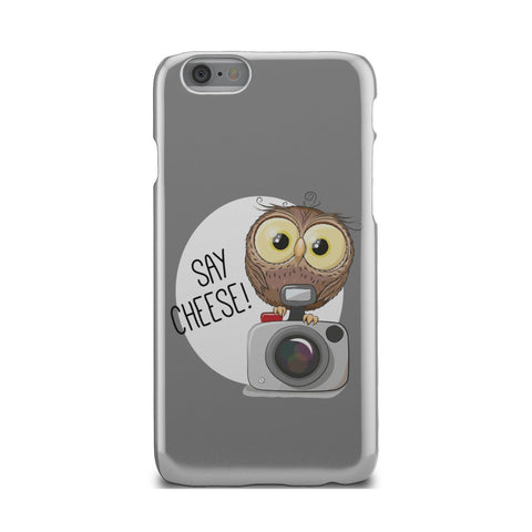 Image of Say Cheese Owl Phone Case - doctorlukeshop