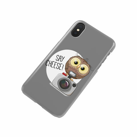 Image of Say Cheese Owl Phone Case - doctorlukeshop