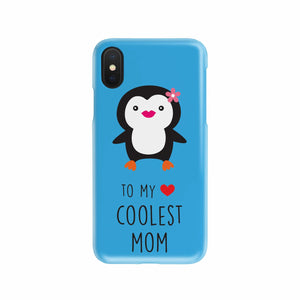 Black Penguin To My Coolest Mom - doctorlukeshop