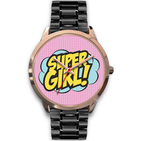 Image of Super Girl Rose Gold Watch - doctorlukeshop