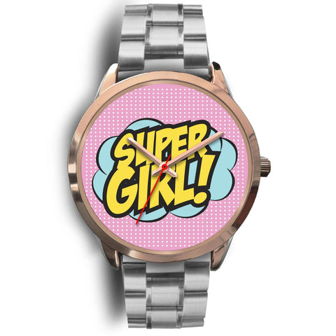 Image of Super Girl Rose Gold Watch - doctorlukeshop