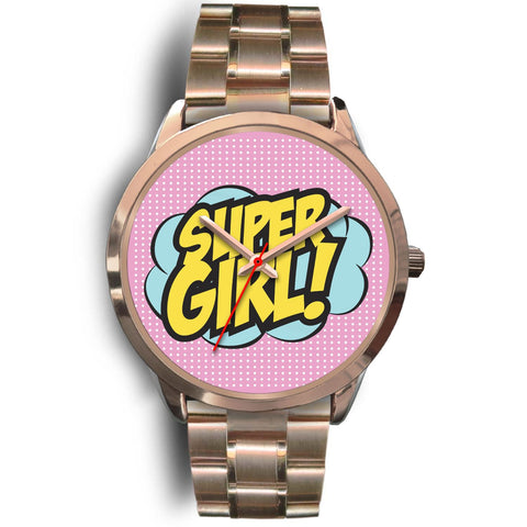 Image of Super Girl Rose Gold Watch - doctorlukeshop