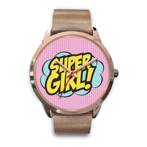 Super Girl Rose Gold Watch - doctorlukeshop