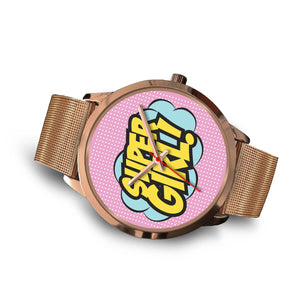 Super Girl Rose Gold Watch