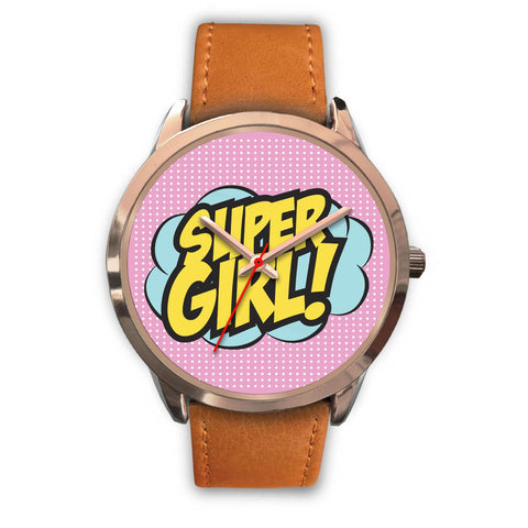 Image of Super Girl Rose Gold Watch - doctorlukeshop