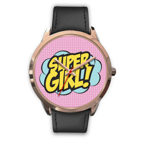 Image of Super Girl Rose Gold Watch - doctorlukeshop