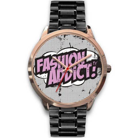 Image of Fashion Addict Rose Gold Watch - doctorlukeshop