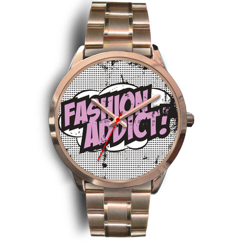 Image of Fashion Addict Rose Gold Watch - doctorlukeshop