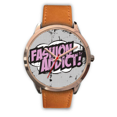 Image of Fashion Addict Rose Gold Watch - doctorlukeshop