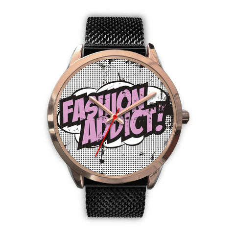 Image of Fashion Addict Rose Gold Watch - doctorlukeshop