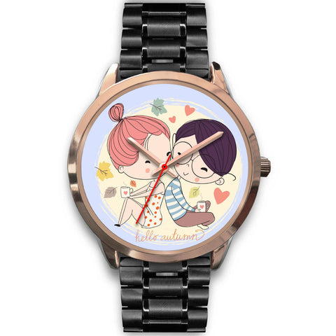 Image of Hello Autumn Rose Gold Watch - doctorlukeshop