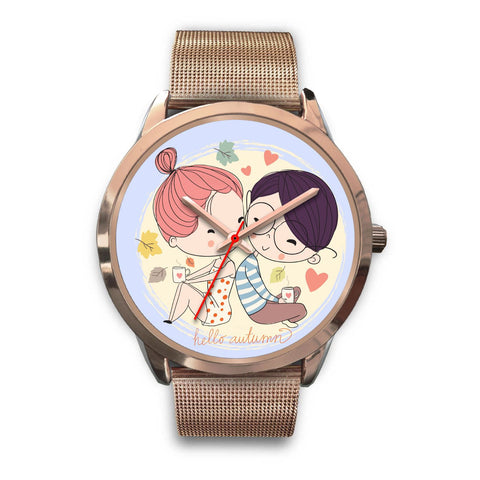 Image of Hello Autumn Rose Gold Watch - doctorlukeshop