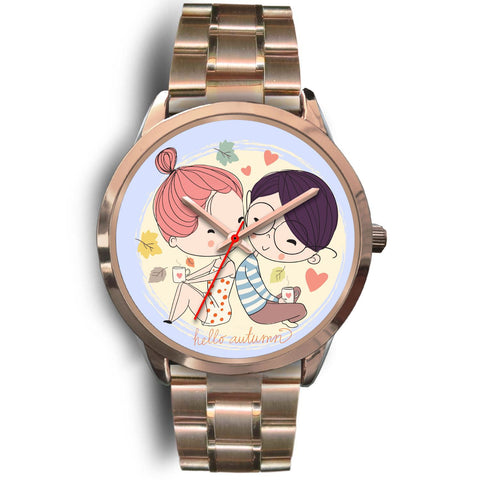 Image of Hello Autumn Rose Gold Watch - doctorlukeshop